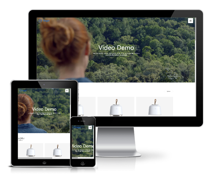 智能生活家居類企業網站模板(帶手機版)