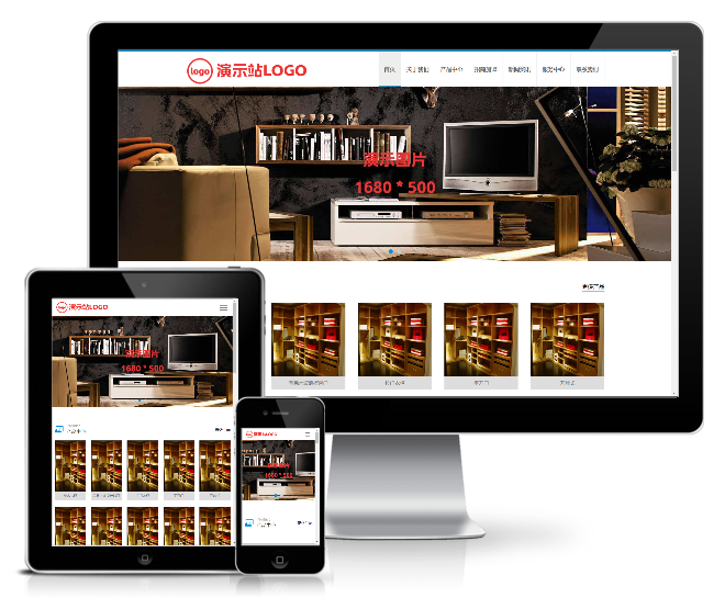 響應式家居衣柜櫥柜網站模板